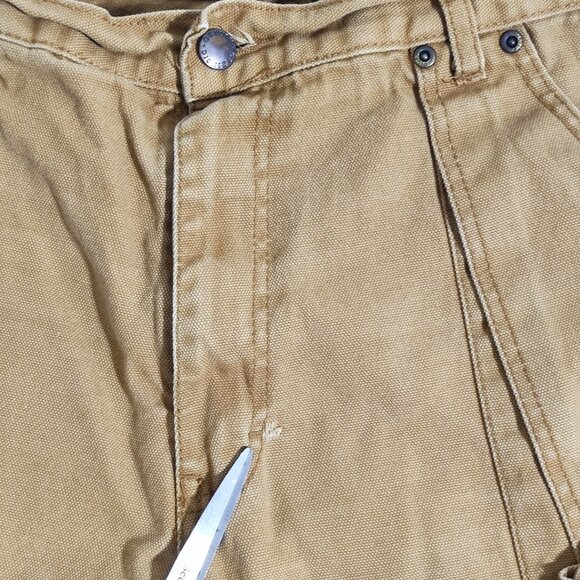 Dickies Carpenter pants men's sz W34/L31 desert brown colour heavy duties canvas - Picture 13 of 16